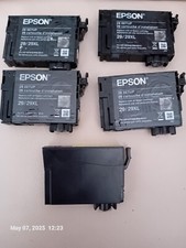 4 empty Refillable INK CARTRIDGES Epson & 1 Epson compatible