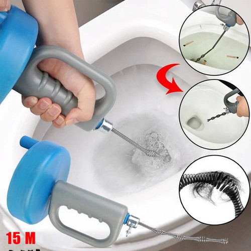 15m flexible sink drain snake - 15m,