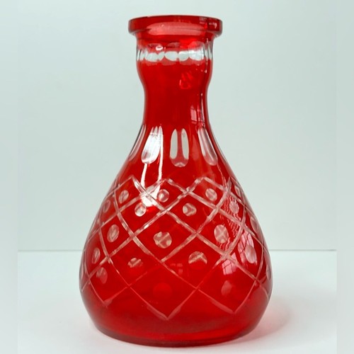 Vintage ruby red cut - red, to