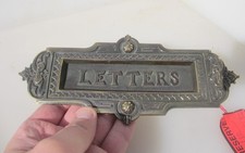 Victorian Brass Letterbox