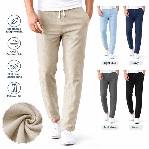 Mens cotton linen - mens,