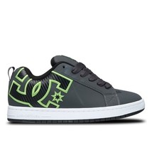 DC SHOES COURT GRAFFIK GREY - BLACK - GREEN 300529 032 MENS UK SIZE 8 - 13