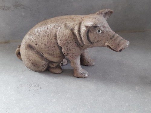 Hand painted cast - painted..cast, iron