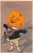 MAN IN THE MOON FACE MANDOLIN