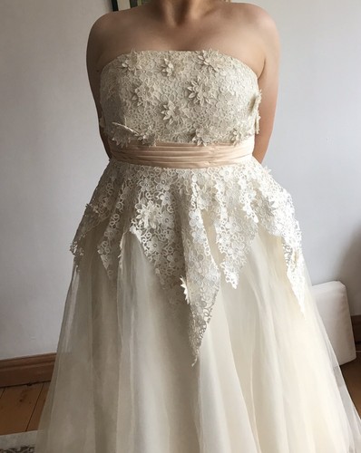 Floral lace and - floral, tulle