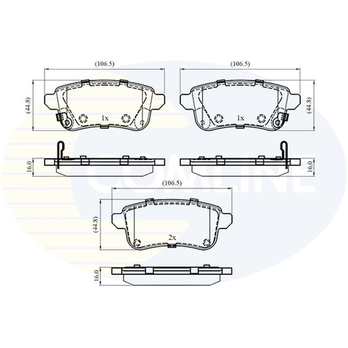 Brake pads set - brake,