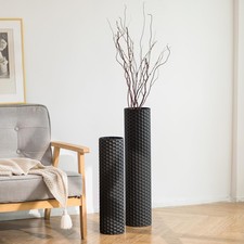 Black Cylinder Tall Floor