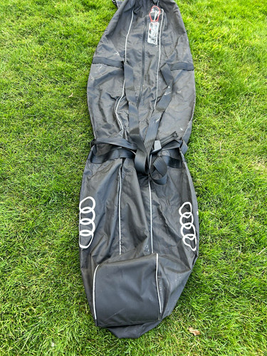 Audi black ski bag with - bag, zip