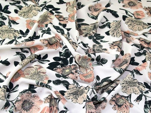 45m ripple crepe fabric - ripple,
