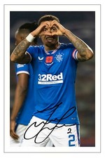 JAMES TAVERNIER Signed Autograph 6x4 PHOTO Fan Signature Gift Print RANGERS