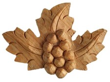 Grape Motif Wood Furniture