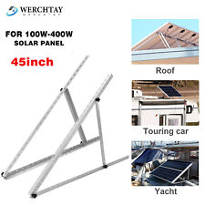 45 in Adjustable Solar Panel Upgrade Tilt Mount Brackets Shed Boat Ground Mount