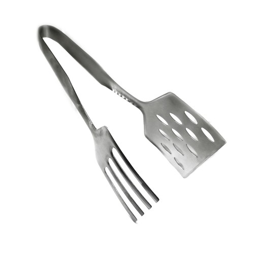 Fork flip bbq grill tongs - &,