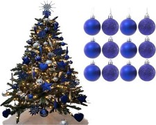 12x Christmas Baubles Tree Balls 2023 Party Wedding Ornament Xmas-Decor Party UK
