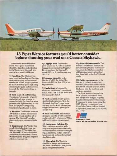 Piper 1975 print - print, ad