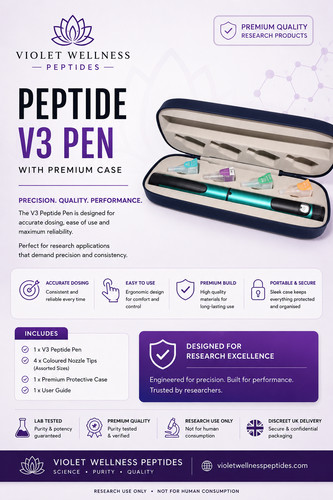 Peptide pen with metal - peptide,