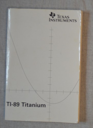 Texas instruments 89 - texas, ti-89