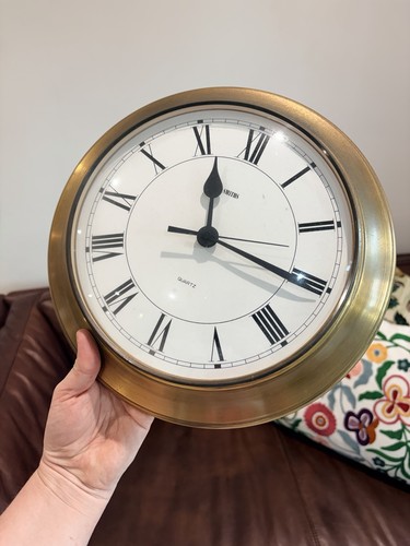 Smiths vintage aged brass wall - vintage,