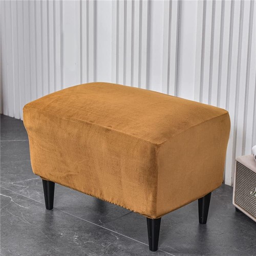 Stretch ottoman covers foot - ottoman,