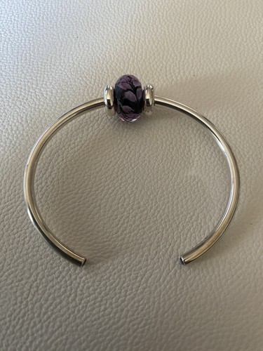 Trollbeads amethyst bangle - bangle, xs