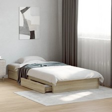 WALPLUS Sonoma Oak Bed Frame