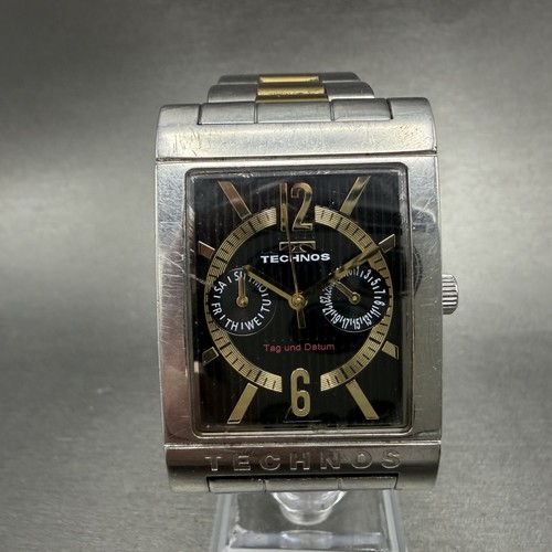 Technos watch men 32mm black - men,