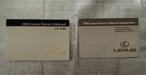 2002 lexus ls430 owners - ls430, manual