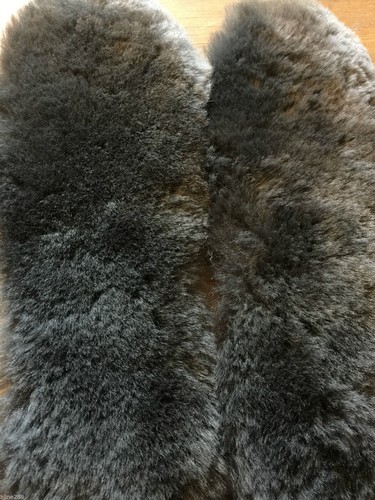 Pair genuine sheepskin - 1,