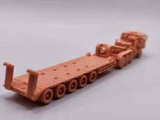 3D Printed 1/144 China Taian Trailer TA4410 Tank Tractor Unpainted Model Kit
