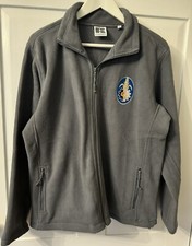 Grey Fordson Tractor Full Zip Fleece Jacket- 2XL