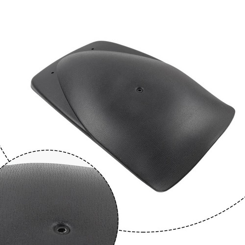 Black rear mud guard - black,