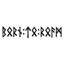 Born to Roam Rune Decal V1 –