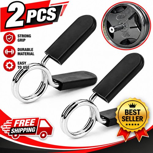 Spring clamp collars for - 2x, 1"