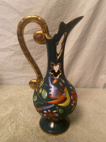 Hubert bequet vase - vase, bird