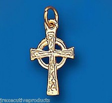 Celtic Cross Pendant Yellow