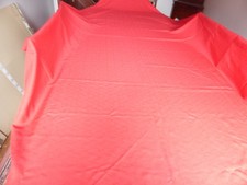 Huge red banquet tablecloth - Christmas? - 124 x 72 inches