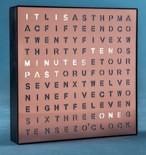 Vibes led word clock - word, rose