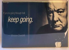 Winston Churchill Quote 2"x3"
