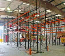 Job Lot Warehouse Dexion Pallet Racking 12 x 6m High Uprights & 100 Crossbeams