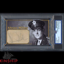 Glenn Miller signed Cut 3x5