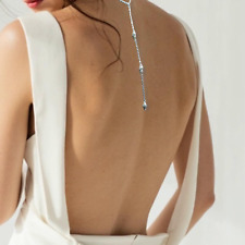 Pearl BackDrop Necklace to Nipples, Nipple Jewelry Non Piercing Nipples Rings UK