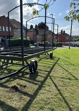 Shepherds hut chassis with bows 6x2.4m