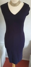 BNWT NEW LOUCHE JOY MALENA LADIES NAVY BLUE DRESS SIZE 12 RRP £45