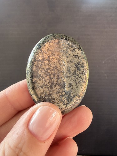 Crystal pyrite agate palm - pyrite,