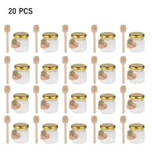 20pcs Small Glass Jars Jam