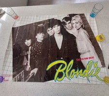 Blondie Original Chrysalis Records Promo Poster Eat To The Beat Debbie Harry