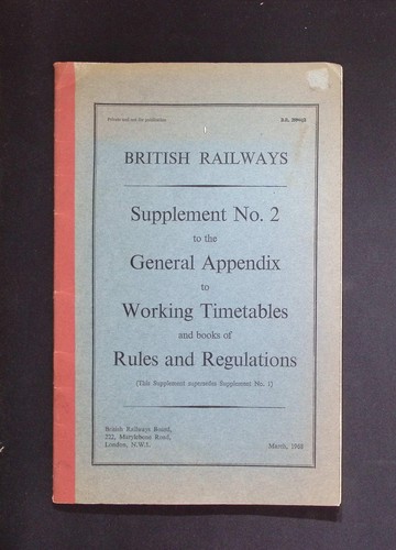 British railways supplement - british,