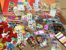 400p+Children craft Set Art Activity Play Card Bead Button Ribbon Jumbo Kid Fun