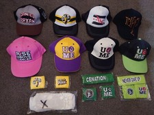 WWE John Cena, CM Punk, Randy Orton, Daniel Bryan Caps And Wristbands- Headbands