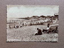 Vintage postcard the beach - vintage,